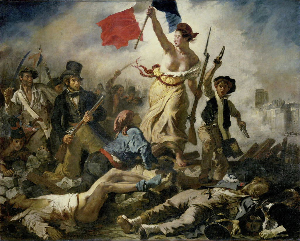 1830 - Eugène Delacroix - La Liberté guidant le peuple
