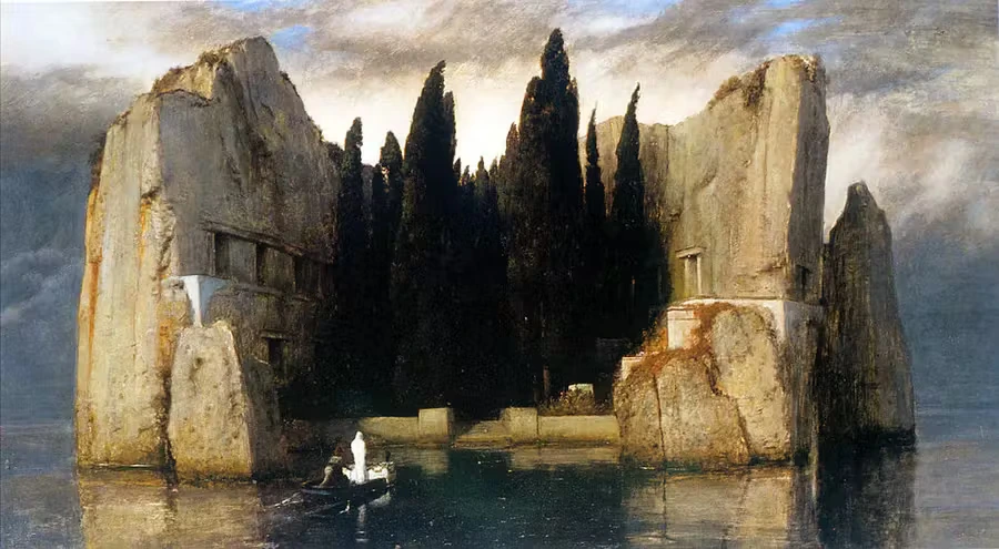 1886 - Arnold Böcklin - L'île des morts